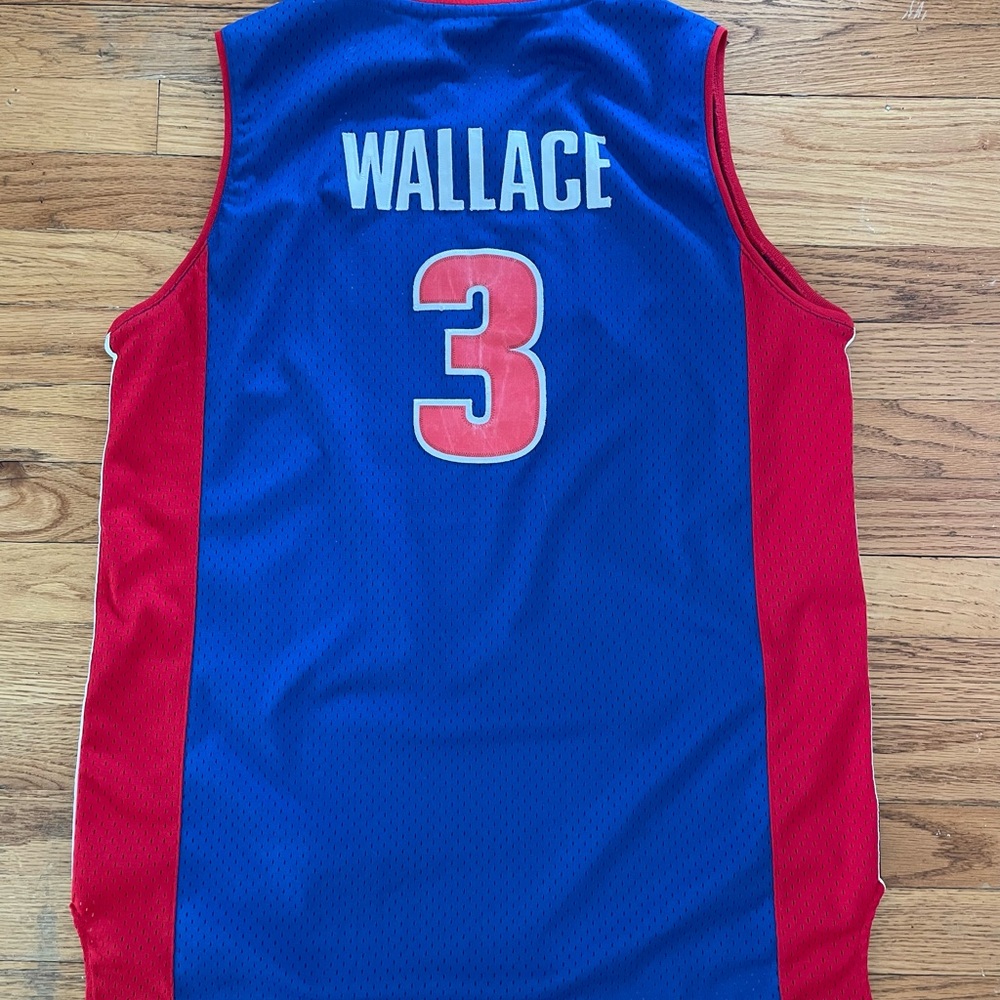 Ben Wallace Detroit Pistons Reebok Jersey (XL)